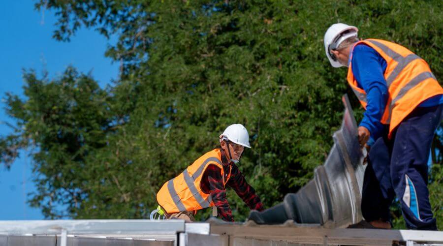 Professional new roof installation services in Cement City, MI